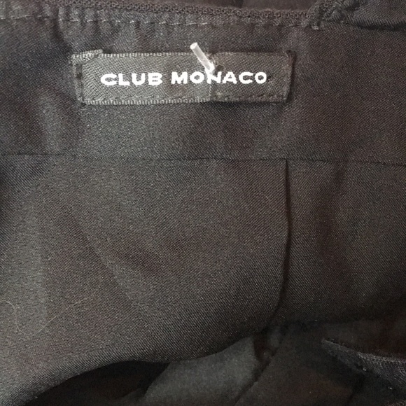 CLUB MONACO SEXY CRISS CROSS BACK BACK BLACK PENCIL SHEATH DRESS - Picture 8 of 9